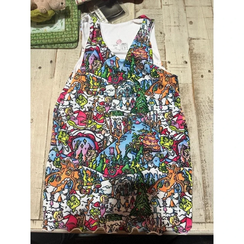 Girls grinch dress